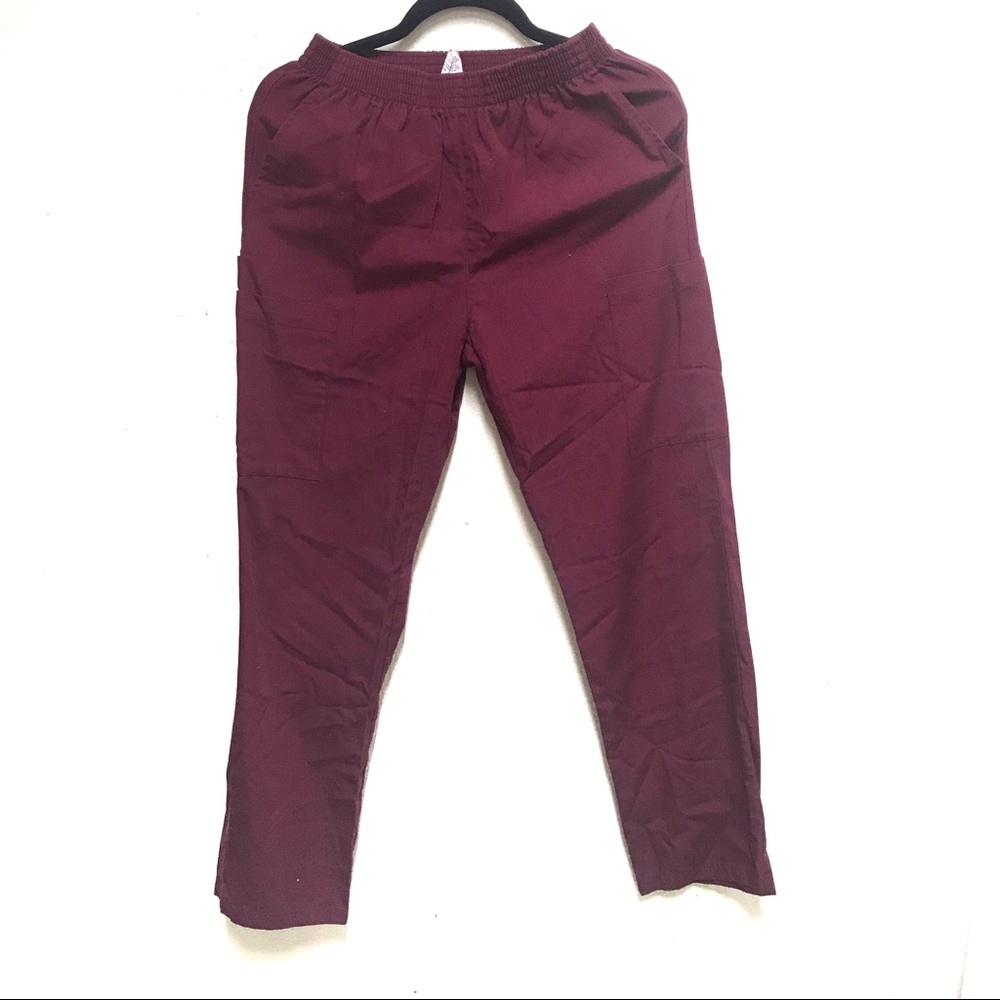 Dickies wine scrub top and pants